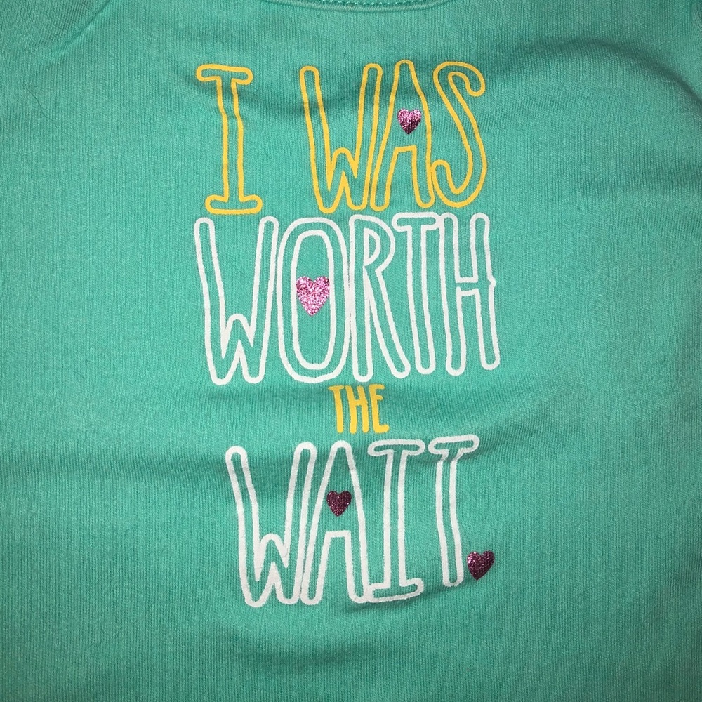 I WAS WORTH THE WAIT Onesie